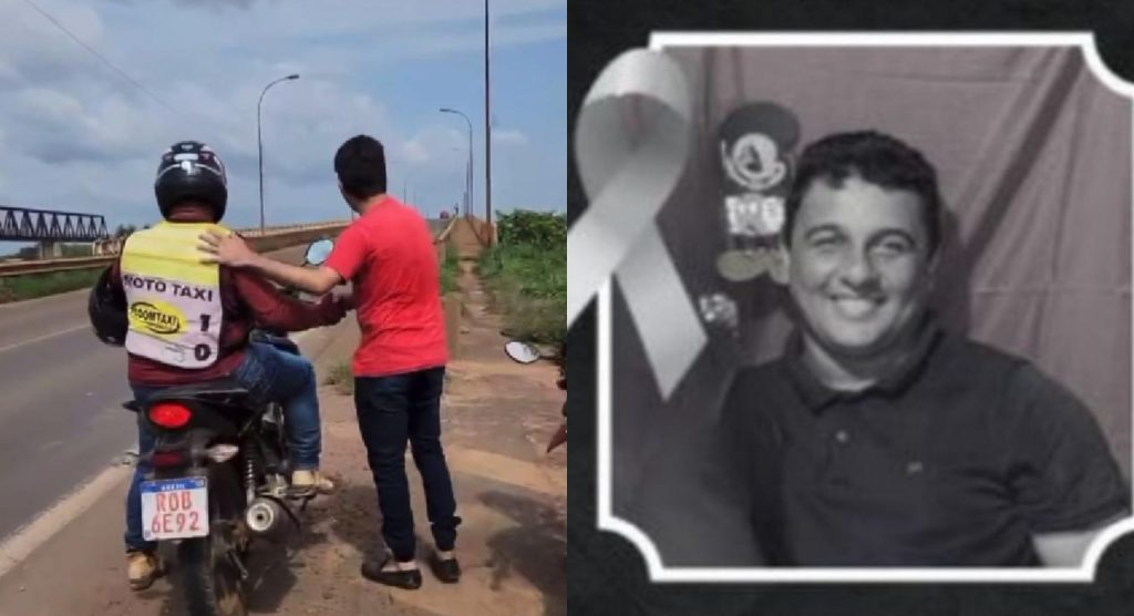VÍDEO: Mototaxista vítima da queda de ponte que liga MA e TO deu entrevista minutos antes da ponte desabar