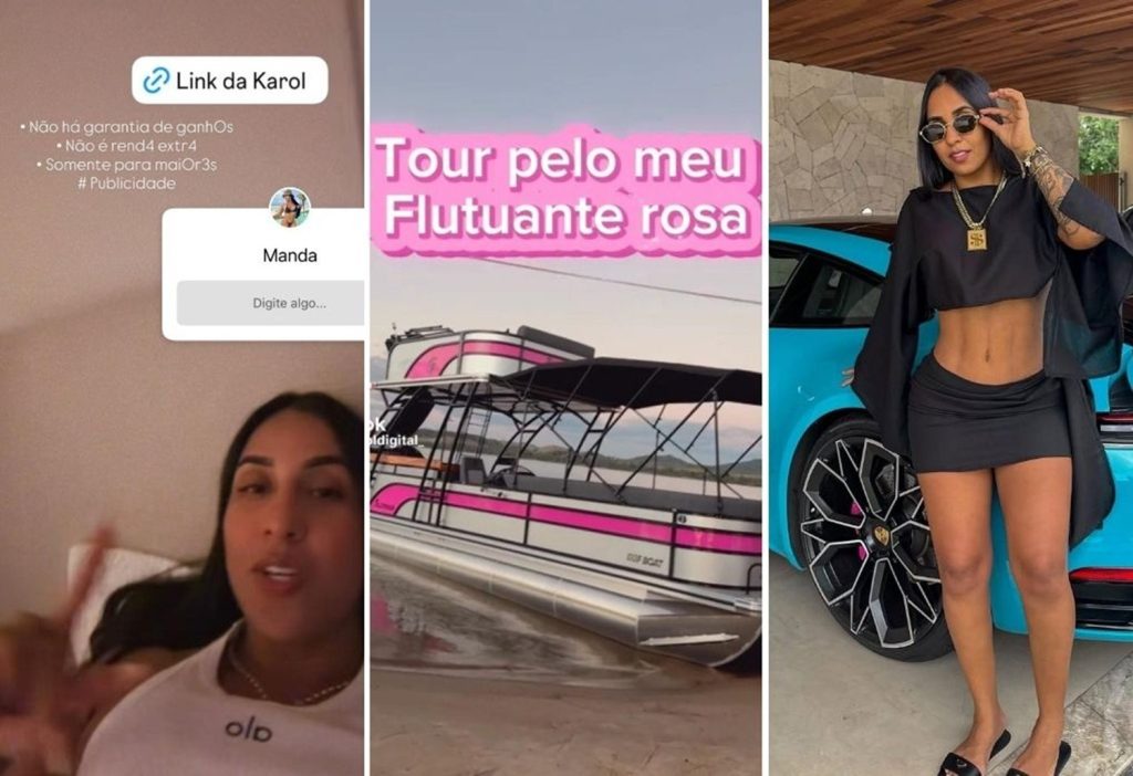 Investigação mostra vítimas pedindo ajuda a influenciadora Karol Digital após prejuízos com jogos de azar